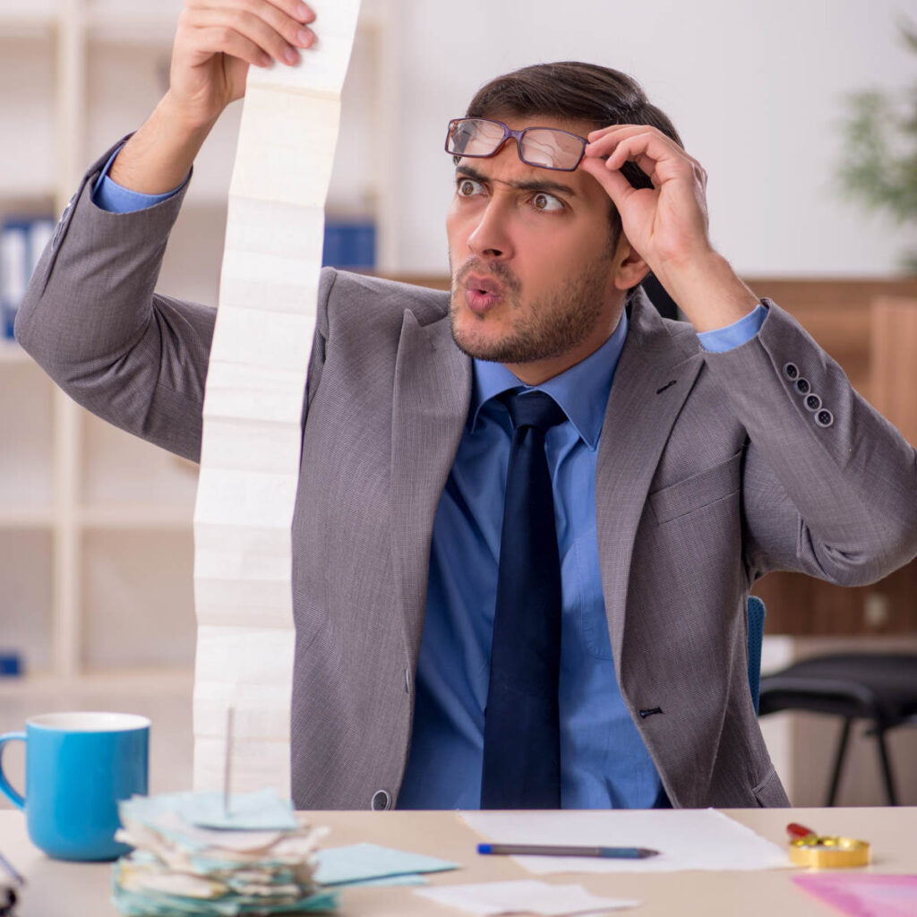 Receipts handling CFO fintech