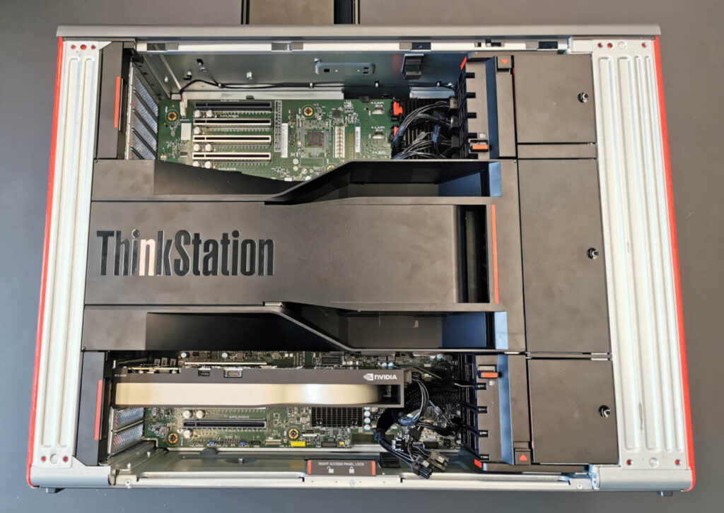 Lenovo ThinkStation PX with grilles