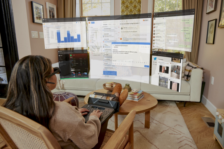 Spacetop virtual displays