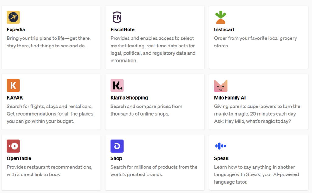 ChatGPT plugins