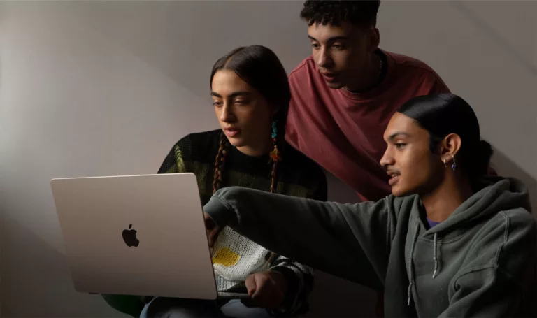 Apple MacBook Air 15 in use