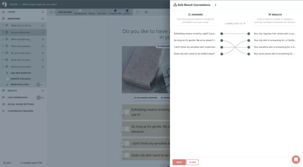Assessment Quizzes in Interact Quiz Maker