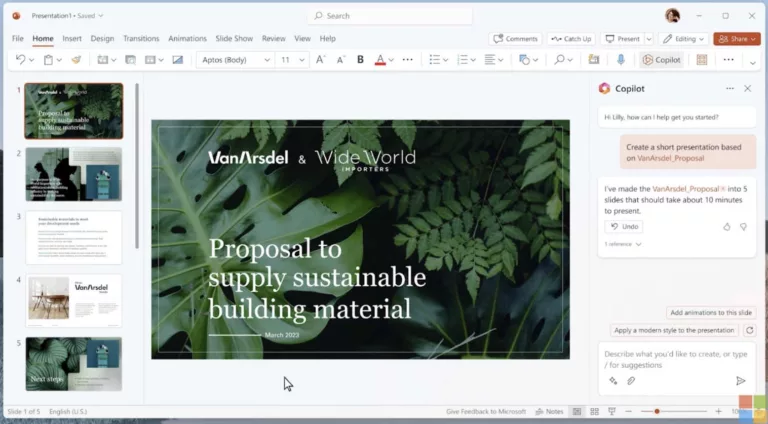 copilot in powerpoint