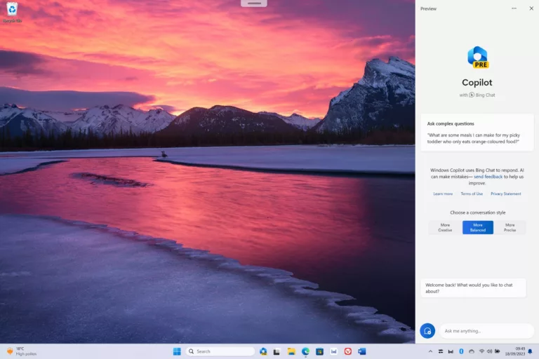 Windows Copilot preview