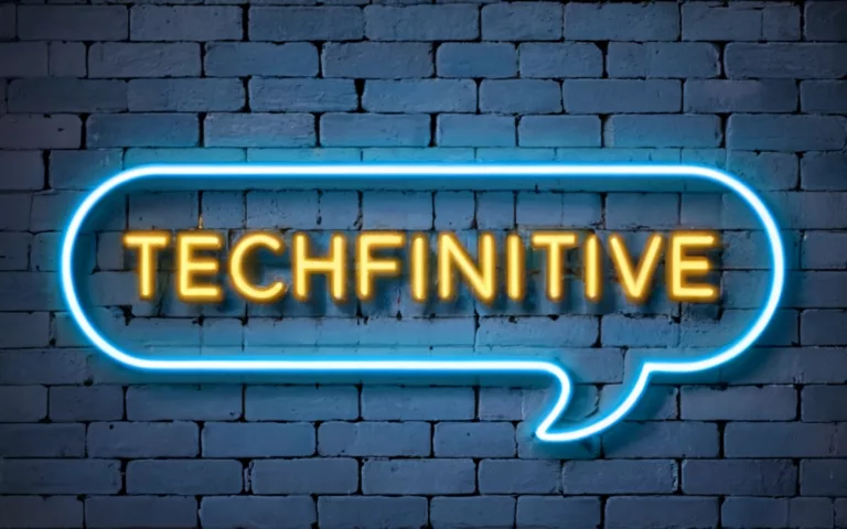 TechFinitive logo created in Ideogram