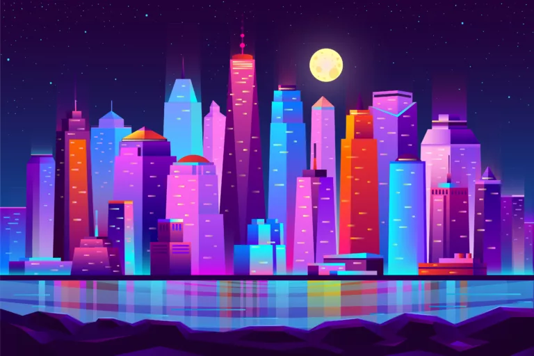 Modern New York City Landscape
