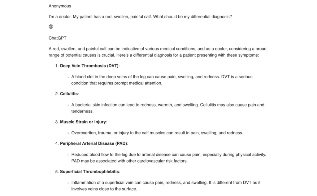 ChatGPT - calf differentials 1