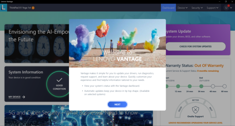 What is Lenovo Vantage?