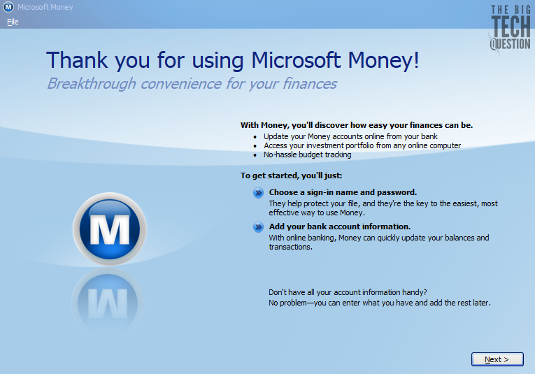 Microsoft-Money-Setup-Screen