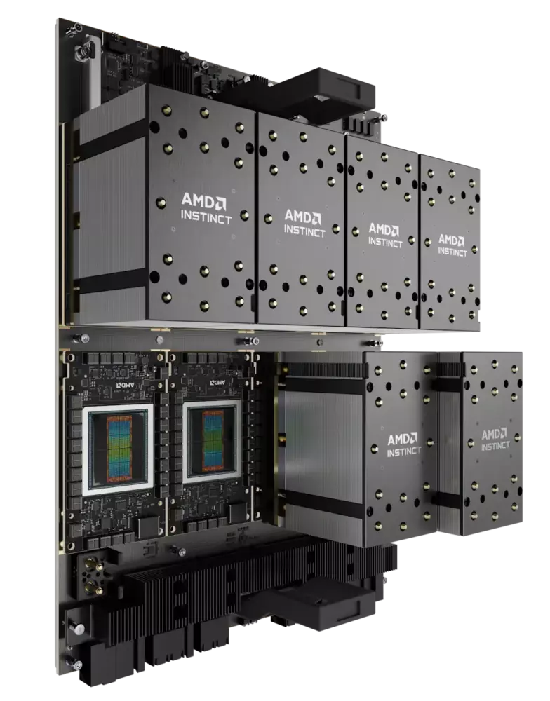 AMD Instinct MI300A as installed
