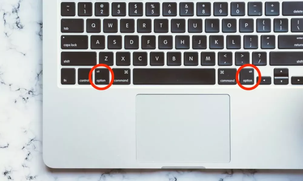 Mac-keyboard Alt