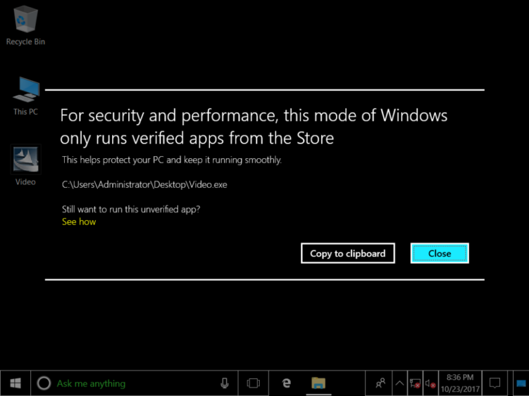 Windows S Mode