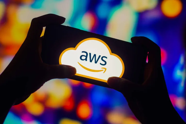 AWS Marketplace third party services shown by phone with AWS logo
