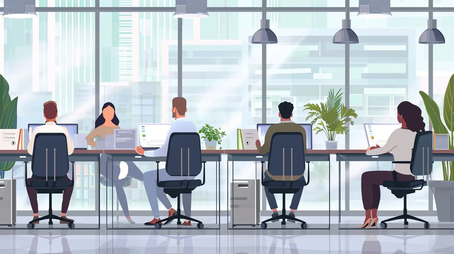 Office workers