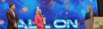 ces 2024 startups - gary shapiro and colleagues on stage