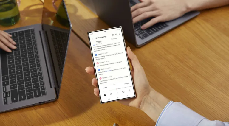 samsung galaxy ai business benefits - meeting scenario