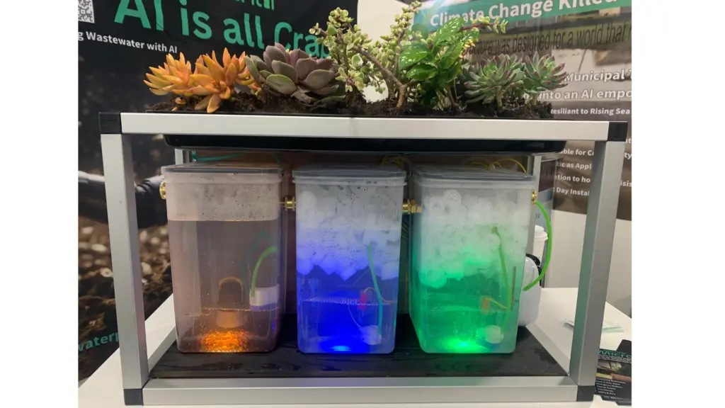 WaterPlantir demonstrated how its product works at CES 2024
