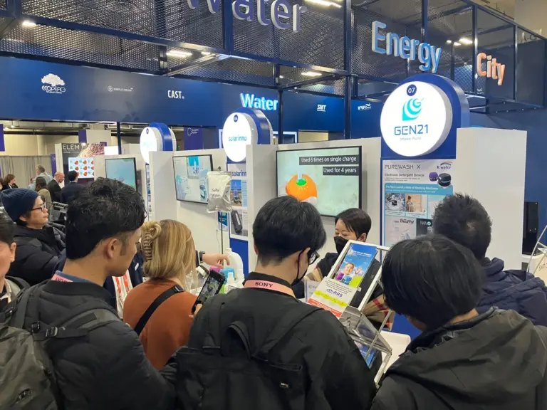 Electronic Detergent and Drinkable Washing Liquid at CES - Gen21 from South Korea