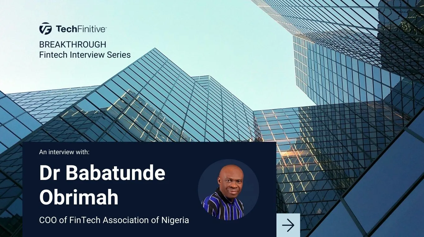 Dr Babatunde Obrimah Fintech Nigeria