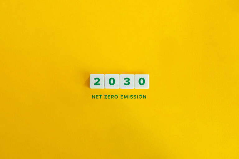 tech giants net zero - yellow background