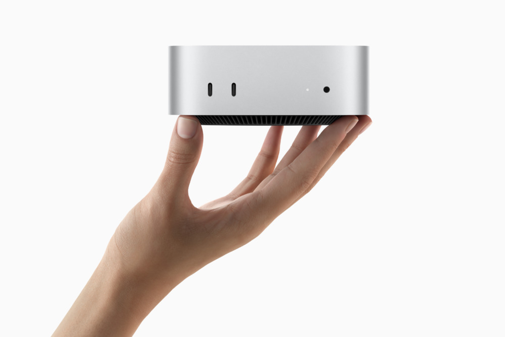 Apple promotional image of the new Mac mini.