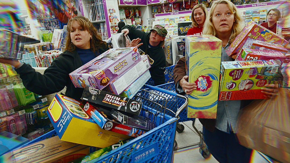 Still image from Buy Now The Shopping Conspiracy, overconsumption - Interview with Kyle Wiens iFixit