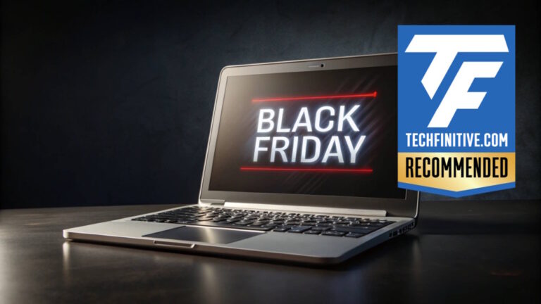 Black Friday deals for tech workers shown by laptop with Black Friday on it