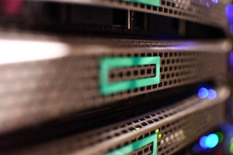 HPE earning boost shown by HP Proliant DL360 Gen9 in a server rack