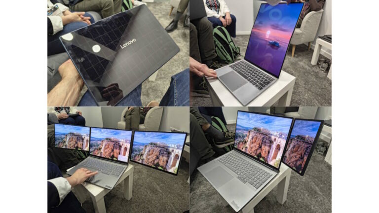 Lenovo's four concept laptop designs at mwc 2025
