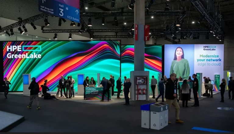 HPE stand at MWC