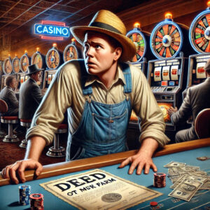 Betting the farm idiom according to ChatGPT