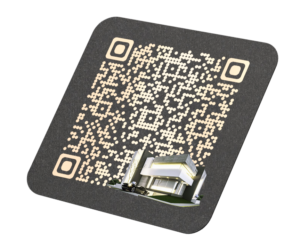 QR code with embedded photo