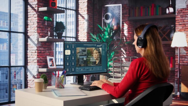 AI is overhyped: software developer using AI in office