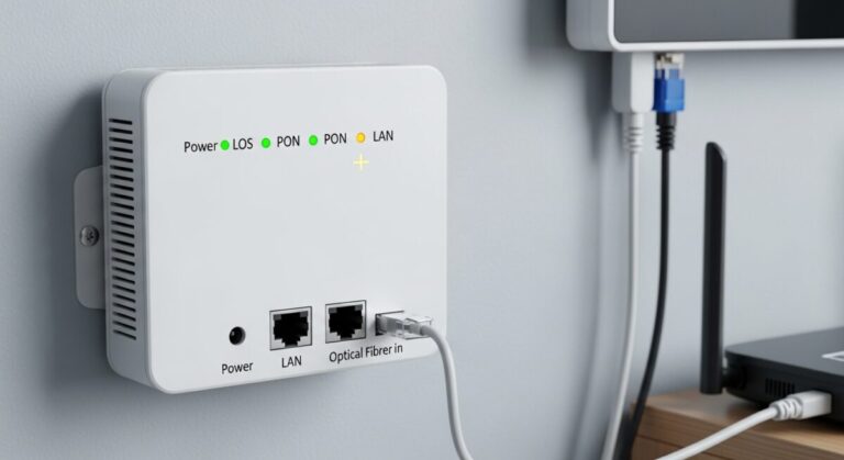 What do the lights on my OpenReach Full Fibre modem mean?