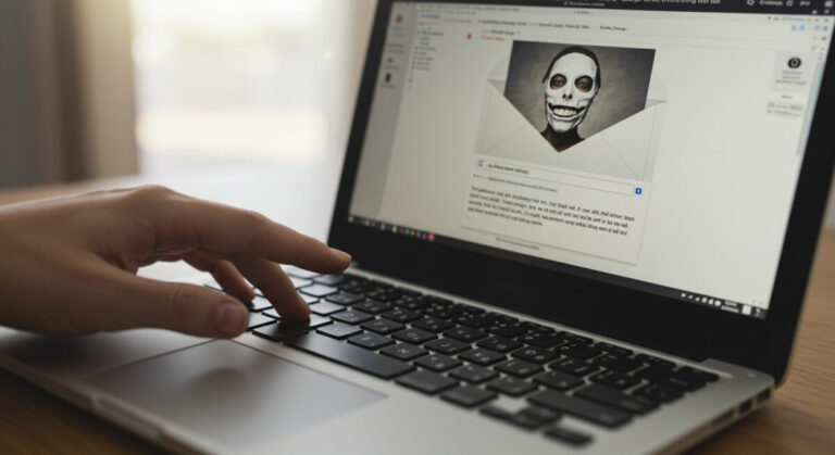SVG phishing shown by user clicking on an email that looks like an image but is actually malicious
