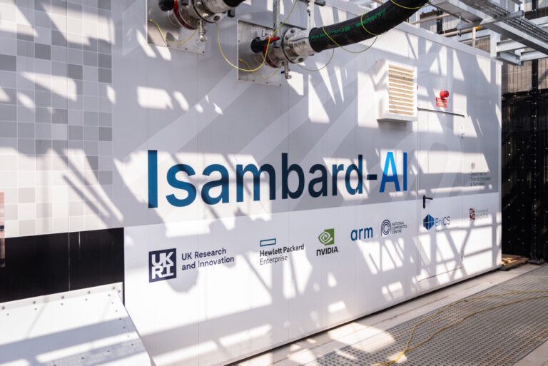 isambard-ai uses - exterior of supercomputer