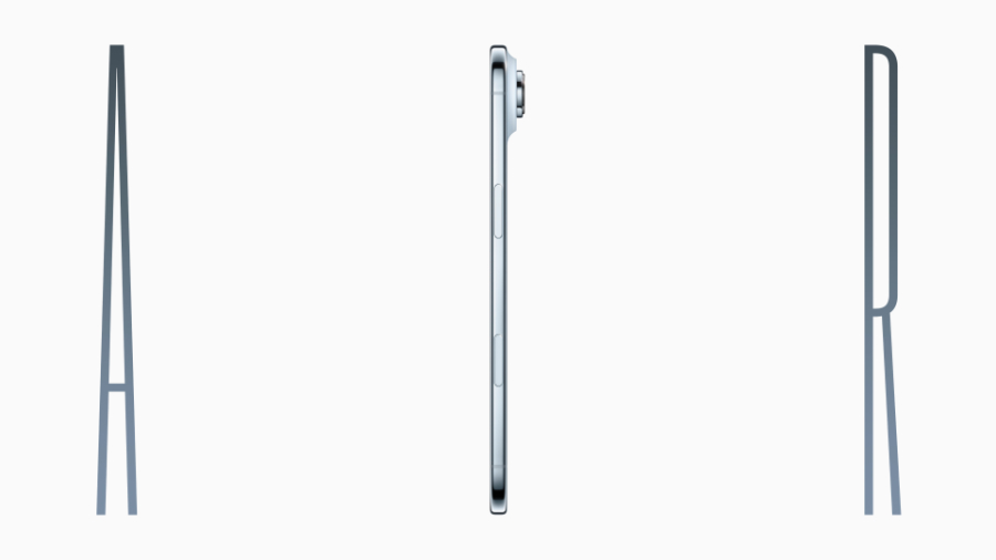 Apple promo graphics of the iPhone AIR