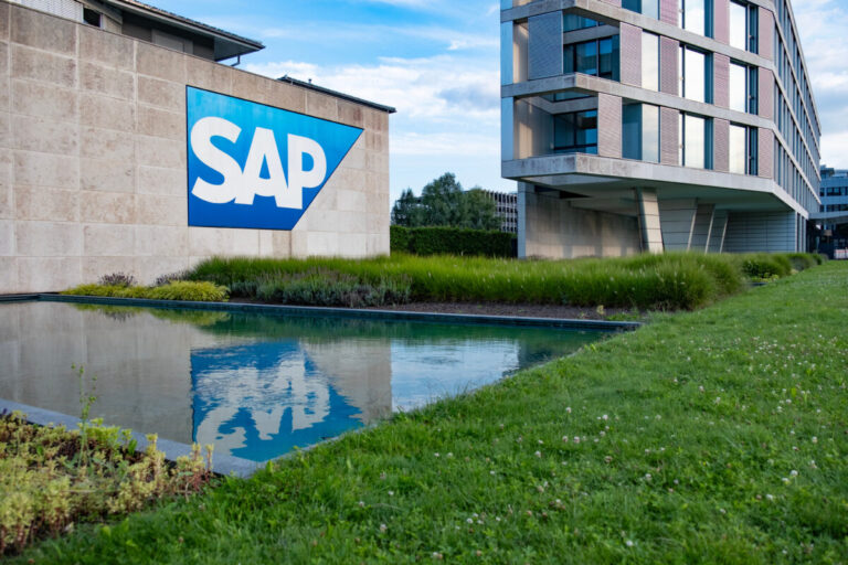 SAP logo displayed prominently, innovation in enterprise software solutions, digital business, enterprise resource planning, Walldorf, Germany - July 29, 2024