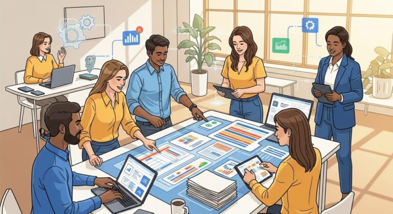 Document automation for nonprofits - Nonprofit team digitising paperwork with automation tools to save time and boost efficiency.