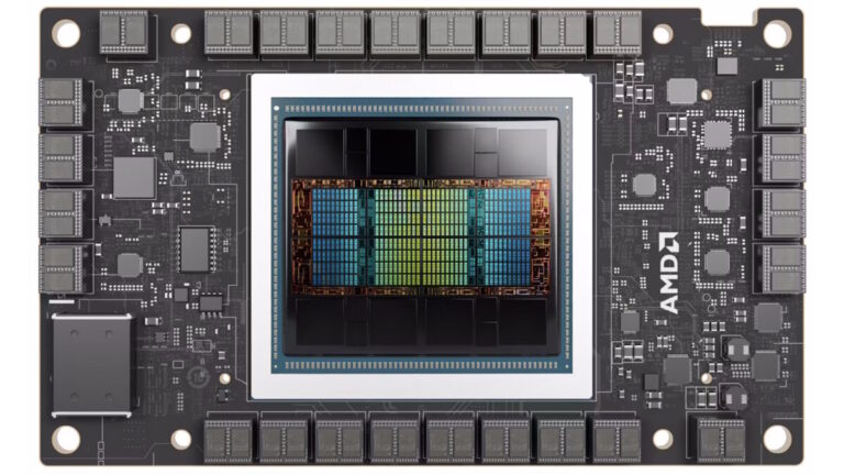 AMD ZAYA1 development shown by AMD Instinct MI300X CPU