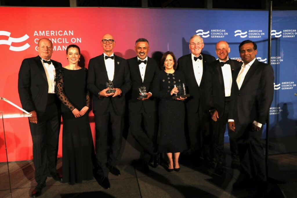 Honorees of the American Council on Germany (ACG) on Nov 14