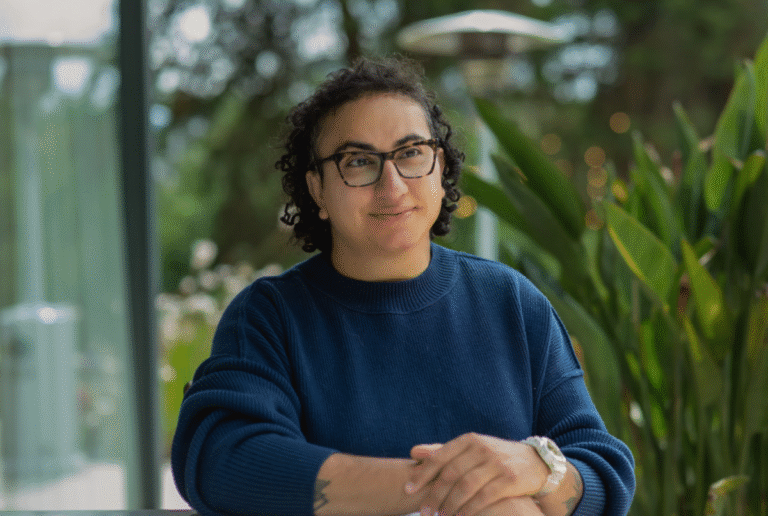 We caught up with Alex Hanna at Mozilla Fest 2025 (image: DAIR)