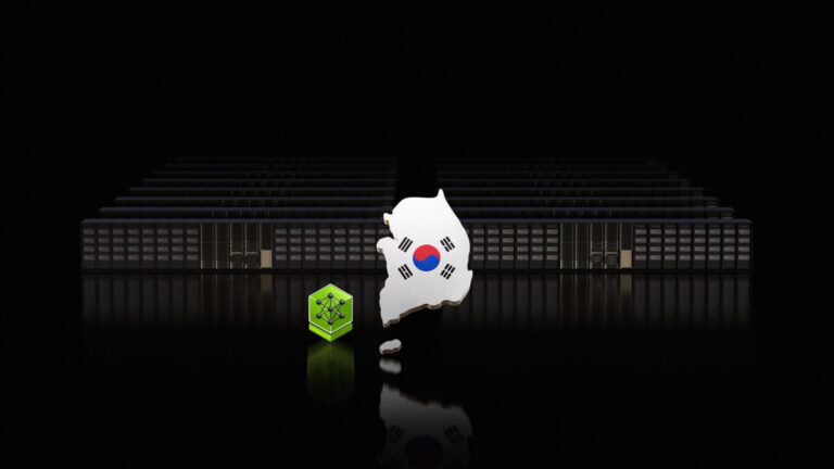 abstract to show South Korea Nvidia AI partnership