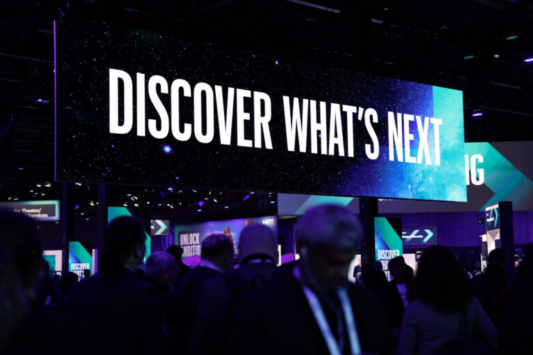 HPE Digital Accessibility Compliance Solution Europe shown by HPE Discover 2025 backdrop