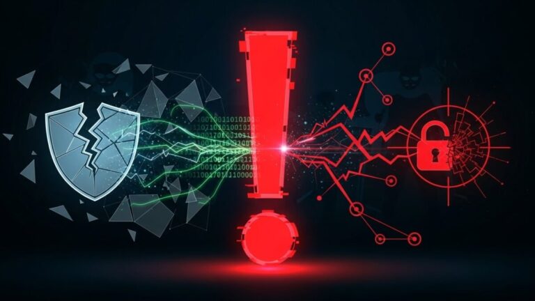 CISA Cisco vulnerability shown by alert graphic showing abstracts for cyber attacks and vulnerabilities