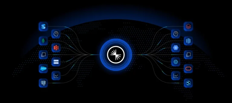IBM Confluent AI image showing Confluent as the connector of AI tools