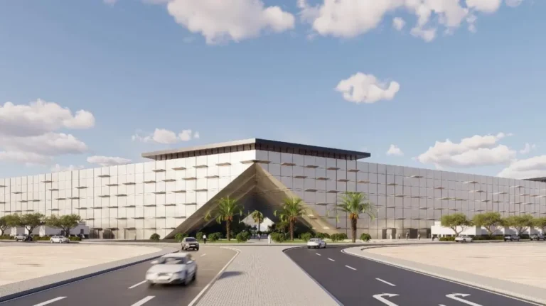 Artist's impression of saudi arabia data centre Hexagon