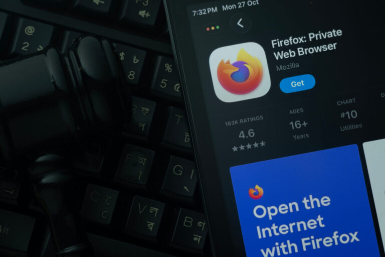 Firefox browser AI on ipad