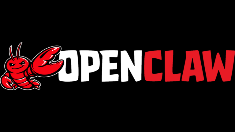 OpenClaw security risks shown by logo against a black background