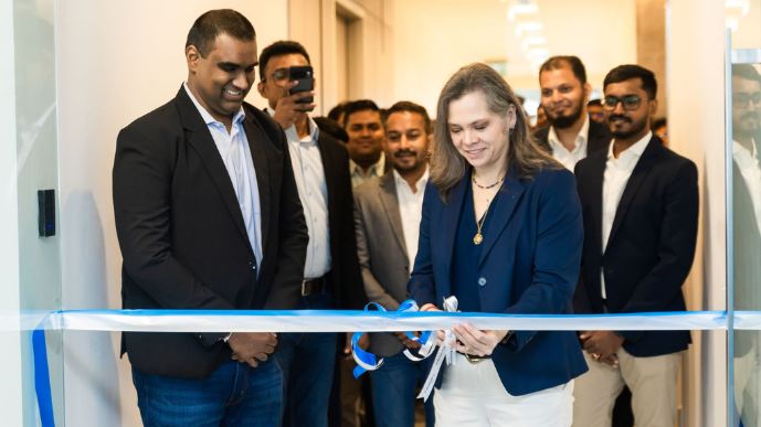 At the official opening ceremony of the new Acumatica office in India